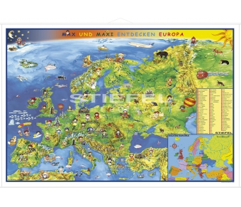 Große Europakarte für Kinder