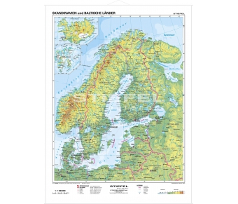 Skandinavien und Baltische Länder physisch
