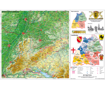 Schreibunterlage Baden-Württemberg physisch / Deutschland physisch
