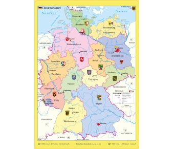 Bodenmatte "Deutschland Bundesländer"