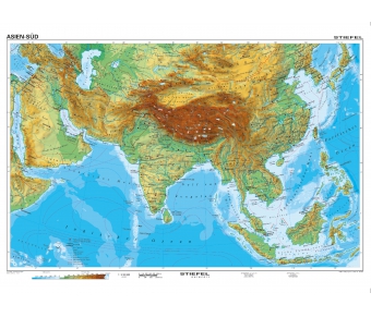 Südasien physisch