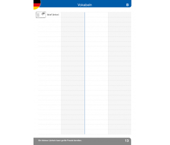Deutsch Vokabel- und Übungsheft für Jung und Alt