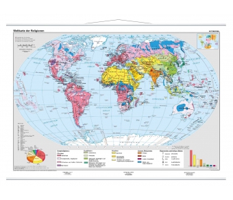 Weltkarte der Religionen