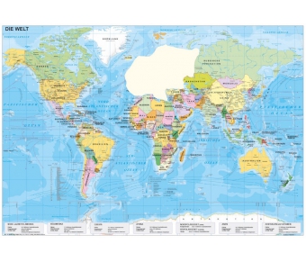 Die Welt politisch XXL-Puzzle magnetisch