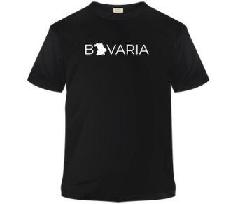 T-Shirt schwarz Promodoro Aufdruck Bavaria Bayern