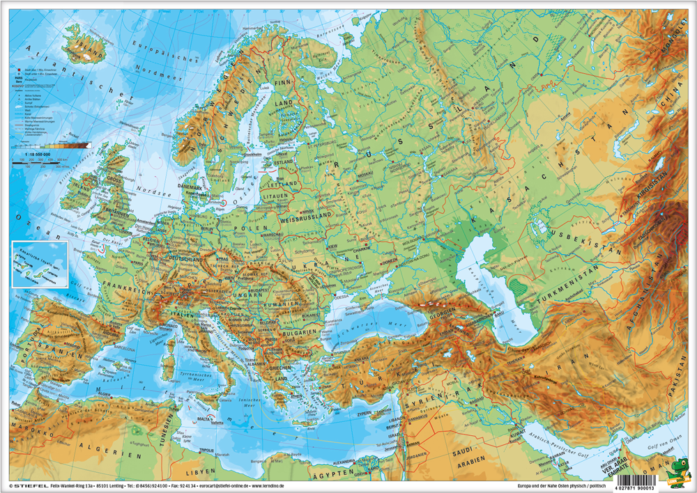 fidedivine: 25 Elegant Europakarte Physisch