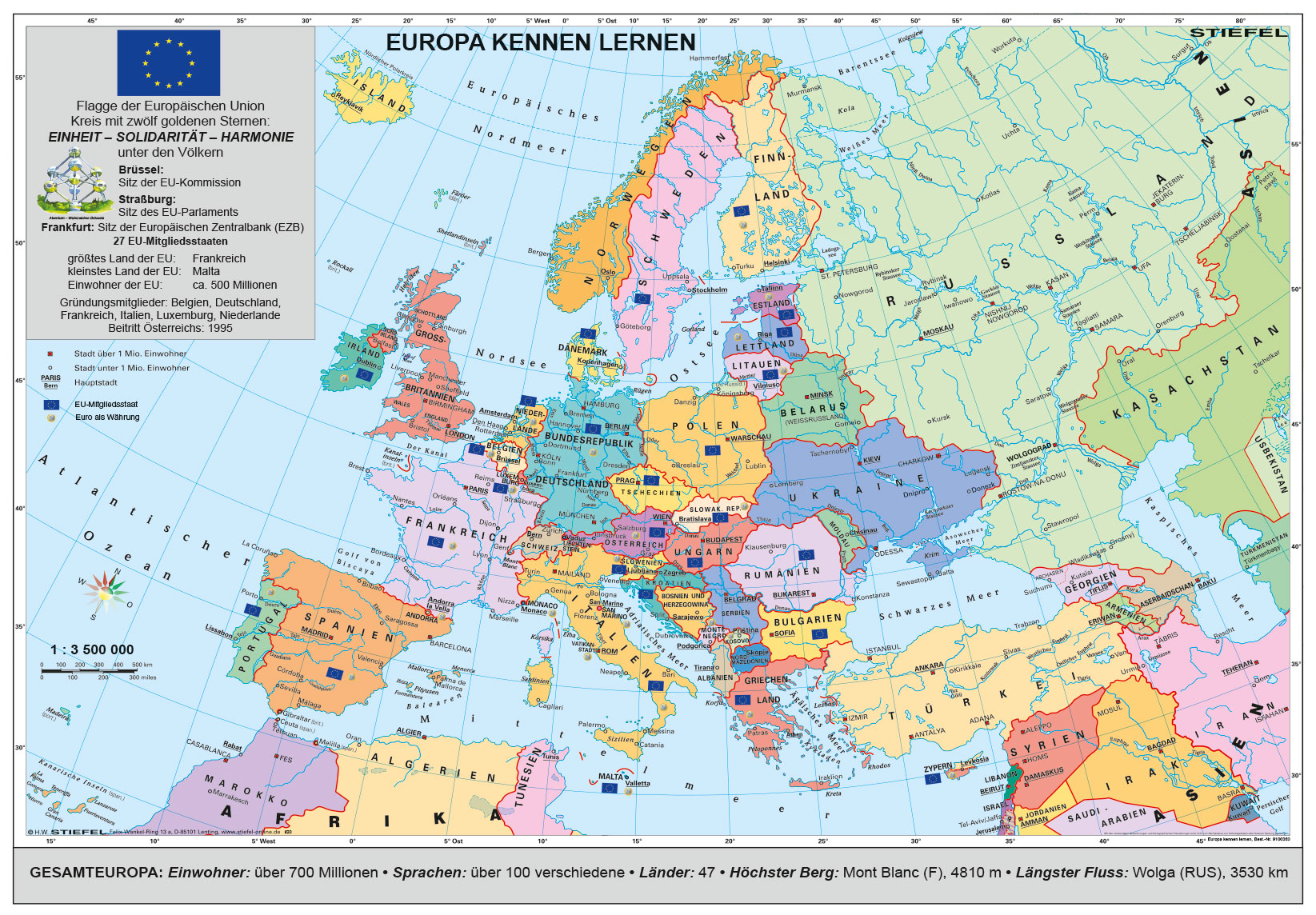 Europa Zum Kennenlernen Lerndino De