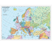 Europakarte politisch - Staaten Europas politisch