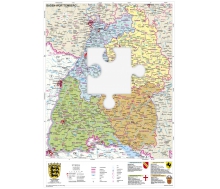 Baden Württemberg XXL-Puzzle magnetisch