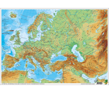 DUO Schreibunterlage Europa und der Nahe Osten physisch / politisch