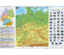 DUO Schreibunterlage Deutschland physisch / politisch mit Basiswissen