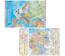 DUO Schreibunterlage Deutschland und Europa mit Autokennzeichen