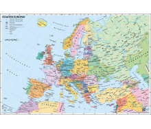 DUO Schreibunterlage Europa physisch / politisch