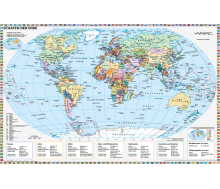 DUO Schreibunterlage Kinderweltkarte / Staaten der Erde