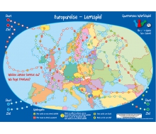 Europareise-Würfelspiel