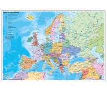 Staaten Europas politisch auf Hartschaum-Platte