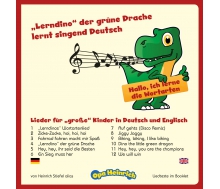 Musik-CD "Lerndino der grüne Drache lernt singend Deutsch"