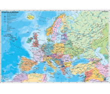 Handkarte Staaten Europas politisch - 25 Stück