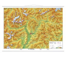 Südtirol physisch (deutsch/italienisch)