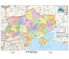 Ukraine politisch (2-sprachig)
