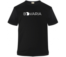 T-Shirt schwarz Promodoro Aufdruck Bavaria Bayern