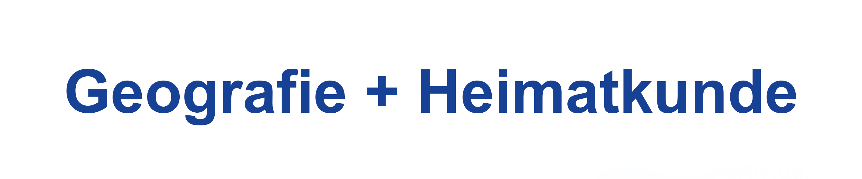 Geografie und Heimatkunde