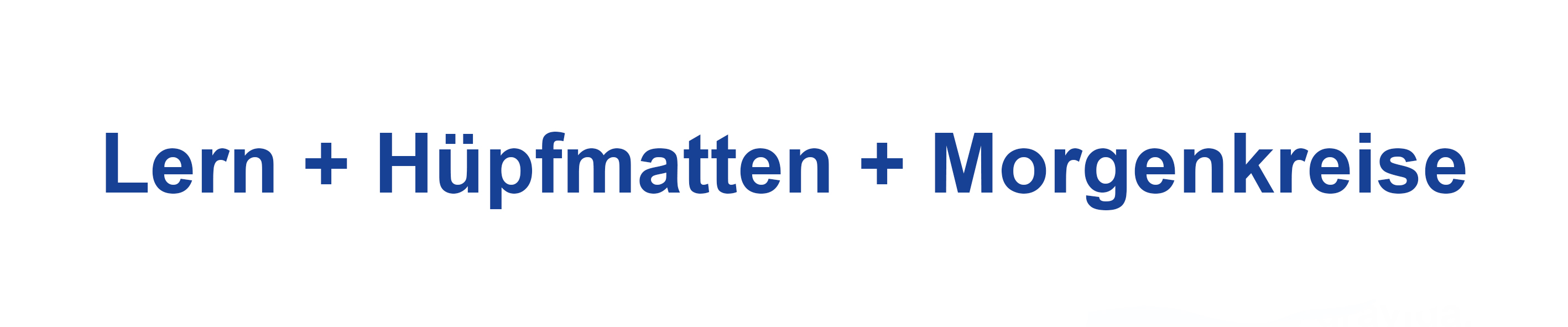 Lern Hupfmatten Morgenkreise