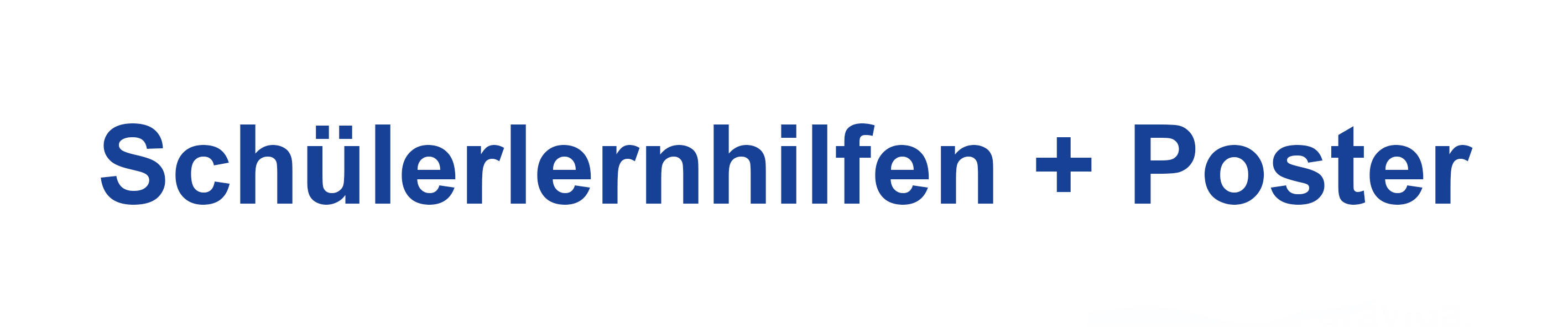 Schulerlernhilfen Poster