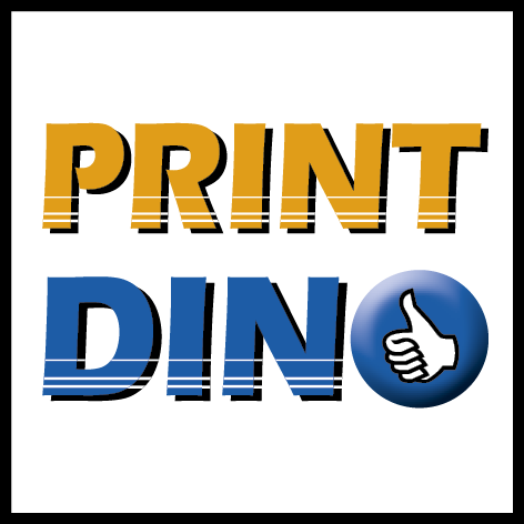 Logo printdino 40x40mm