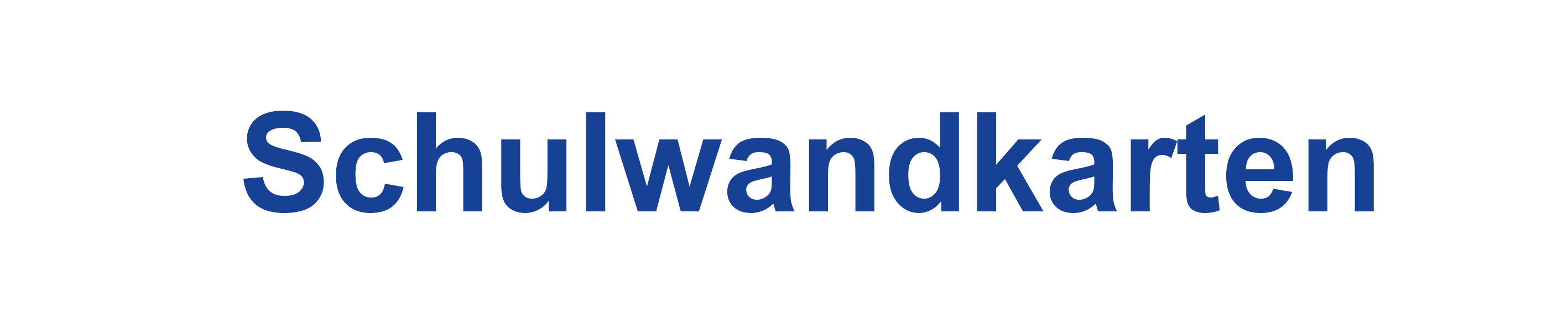 Schulwandkarten